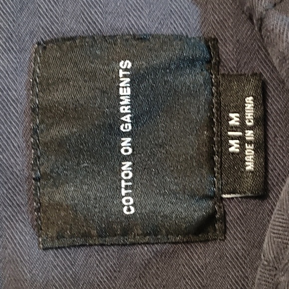 **5/$25** Cotton on Men's Navy Blue Shacket - Picture 3 of 5